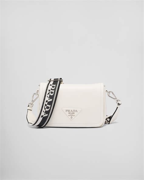 white prada cross body|prada crossbody with coin purse.